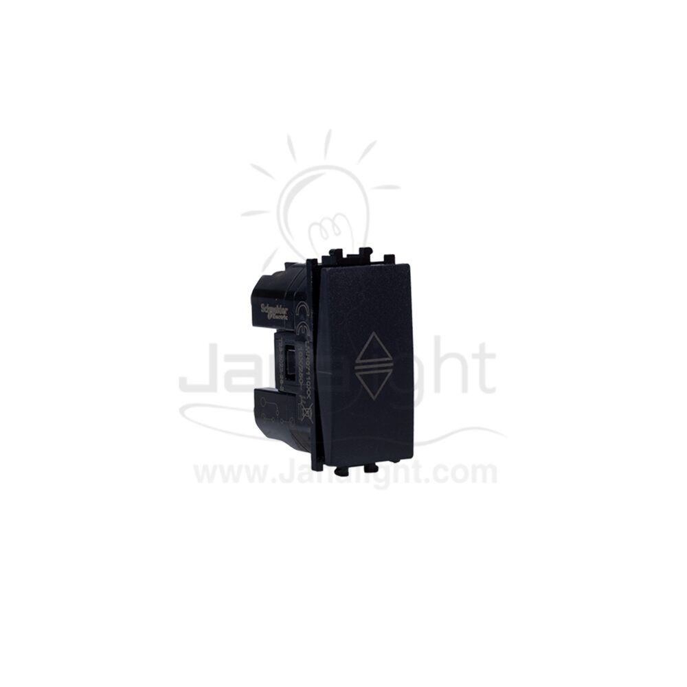 مفتاح ستارة اسود شنايدر ايزي ستيل LMR0711003 Schneider easy styl black curtain switch