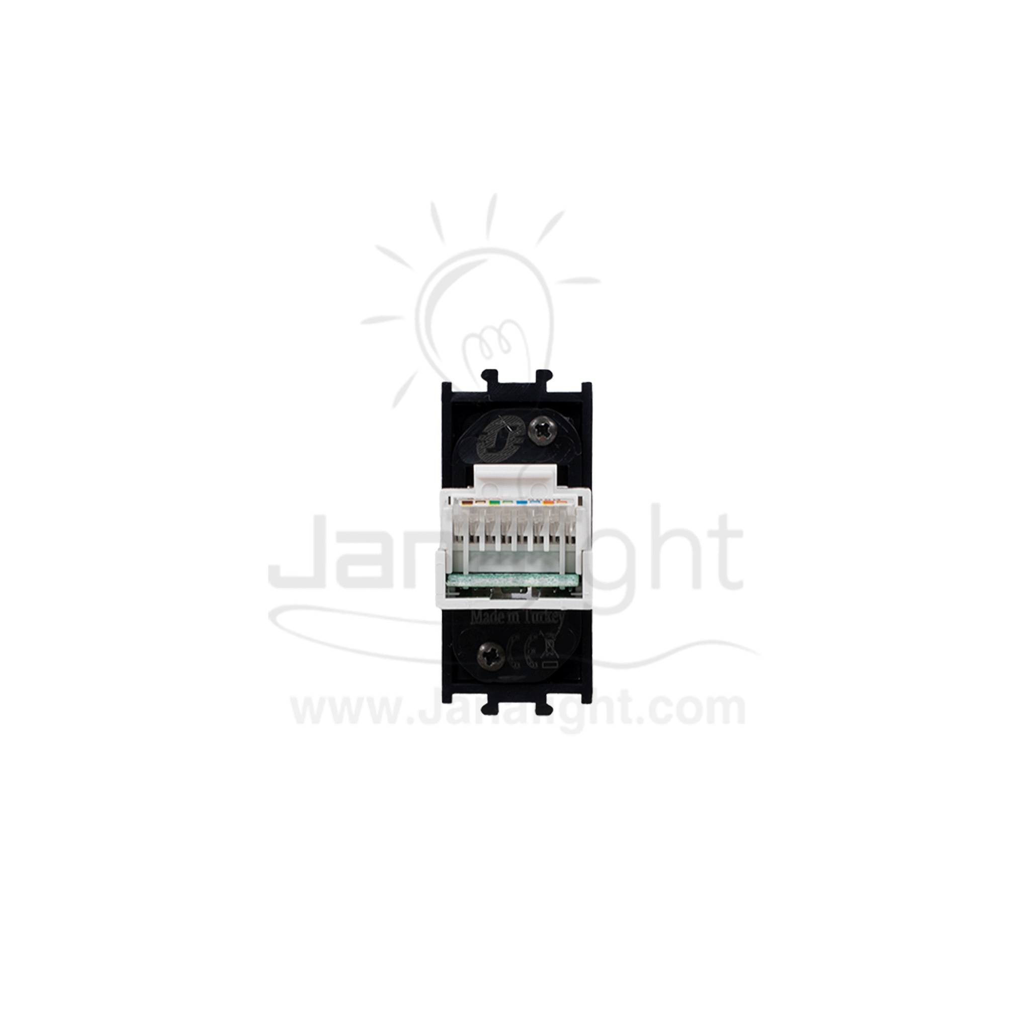 بريزة نت CAT 5 اسود شنايدر ايزي ستيل LMR6232003 Schneider easy styl black internet socket cat 5e