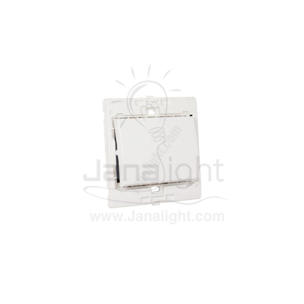 مفتاح وسط سلم مفرد 7x7 ساس ابيض Stairs white Switch 7*7 sas