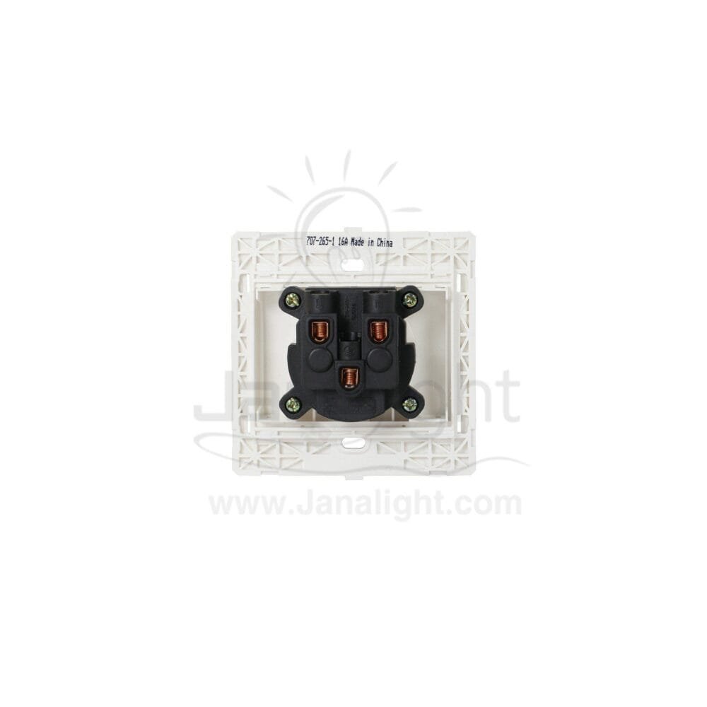 بريزة مجوفة 7x7 ساس ابيض white Choco socket 7*7 sas