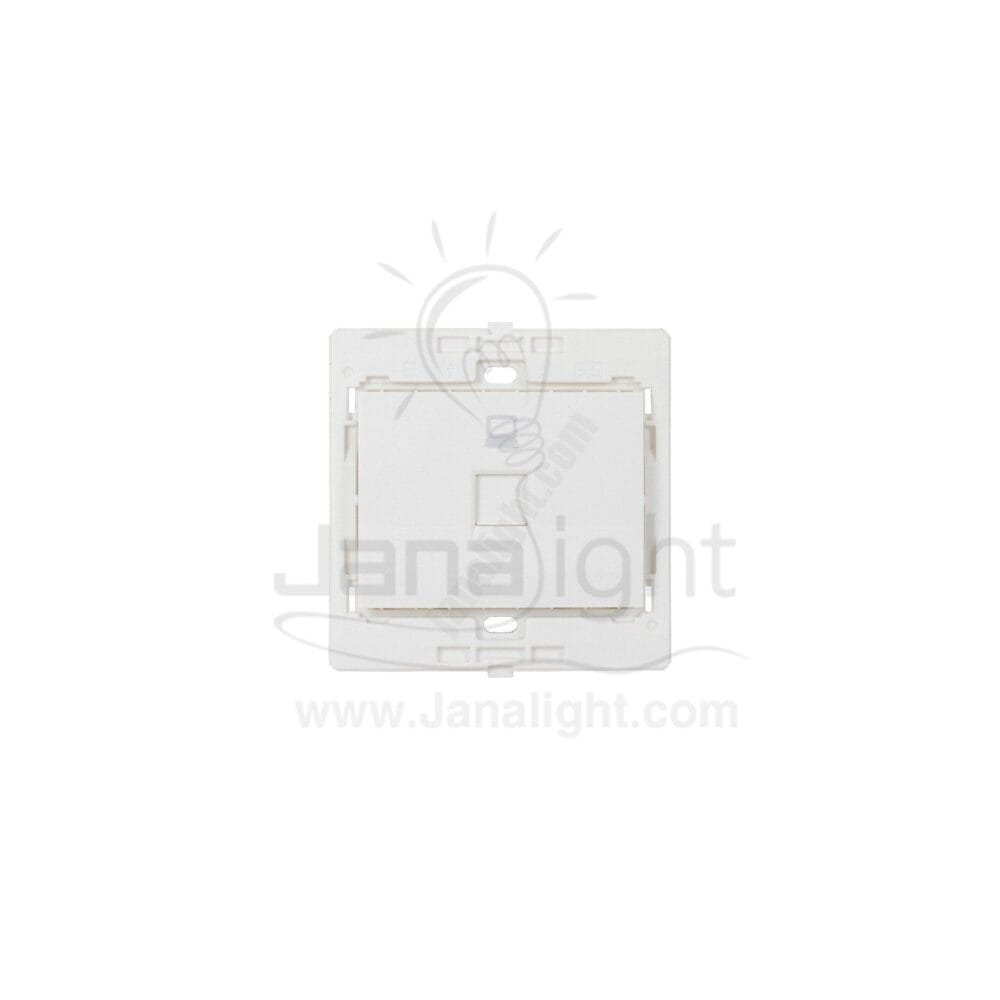 بريزة نت CAT6 7x7 ساس ابيض white CAT6 socket 7*7 sas
