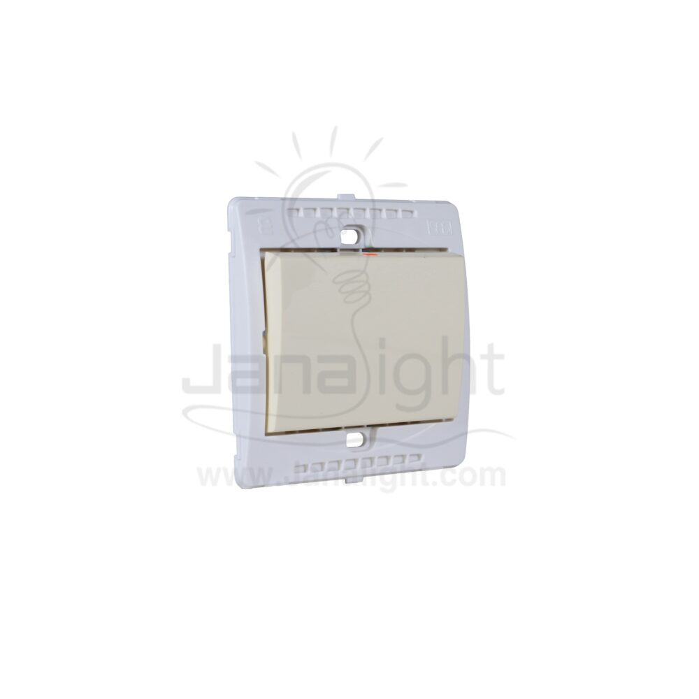 مفتاح مفرد 7x7 ساس بيج beige Switch 7*7 sas14502001(1)