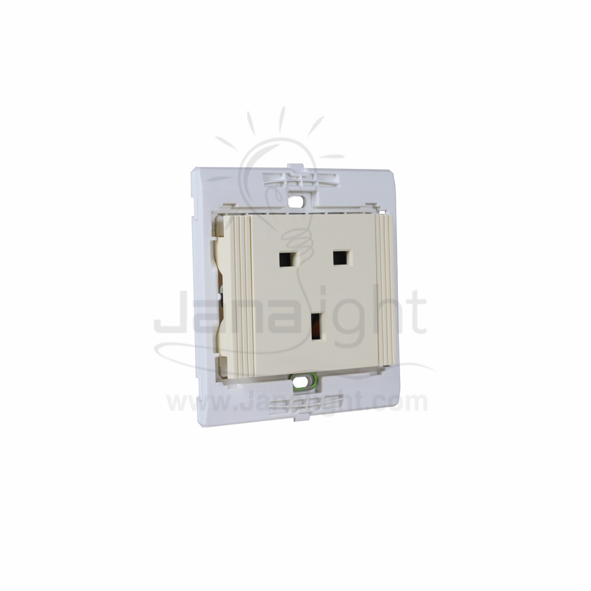 بريزة انكليزي ديكور 7x7 ساس بيج beige Socket universal 7*7 sas 14502021(1)