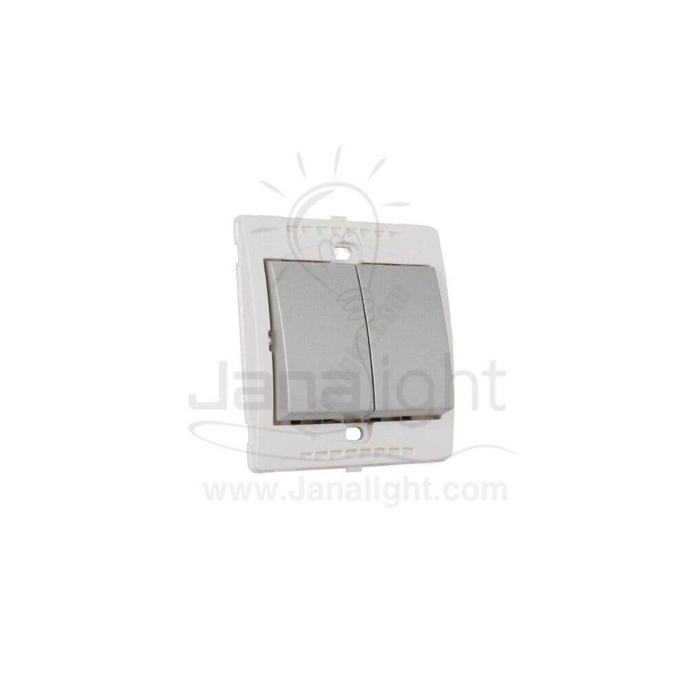مفتاح مجوز 7x7 ساس ستانلس Double stainless Switch 7*7 sas