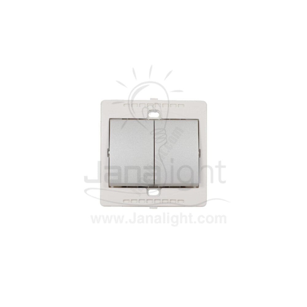 مفتاح مجوز 7x7 ساس ستانلس Double stainless Switch 7*7 sas