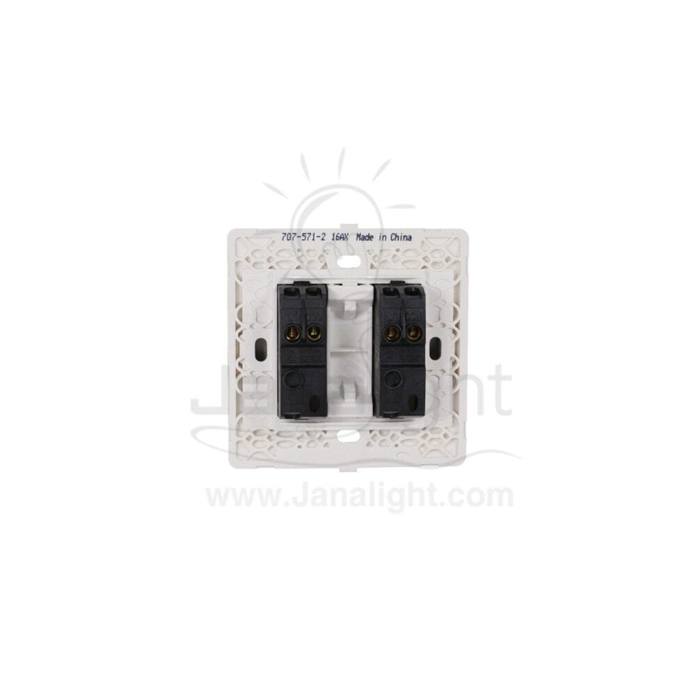 مفتاح مجوز 7x7 ساس ستانلس Double stainless Switch 7*7 sas