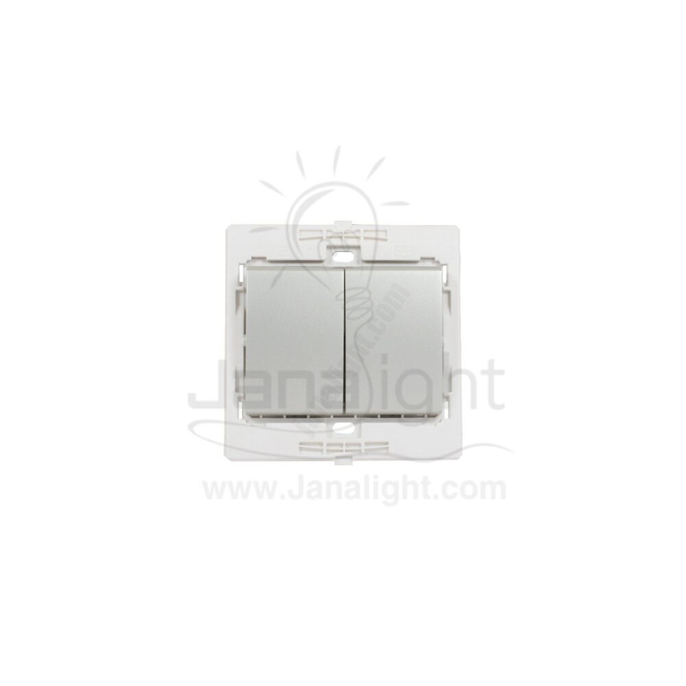 مفتاح ديفياتير مجوز 7x7 ساس ستانلس Double stainless switch - 2-way 7*7 sas