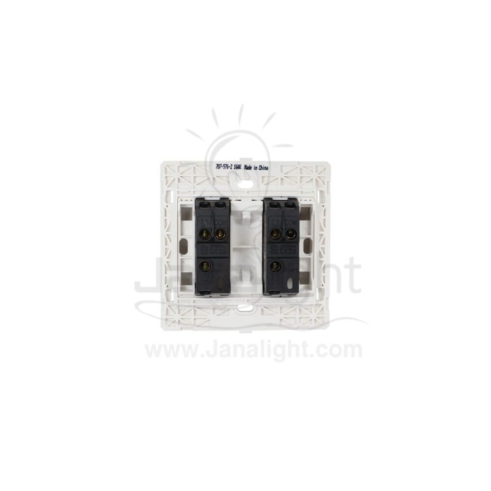 مفتاح ديفياتير مجوز 7x7 ساس ستانلس Double stainless switch - 2-way 7*7 sas