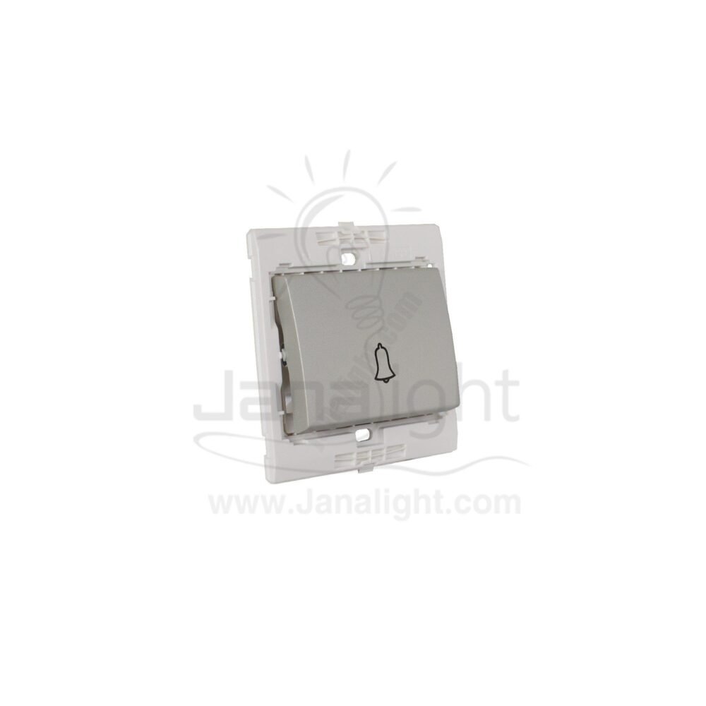 زر جرس برسمة 7x7 ساس ستانلس stainless doorbell switch 7*7 sas