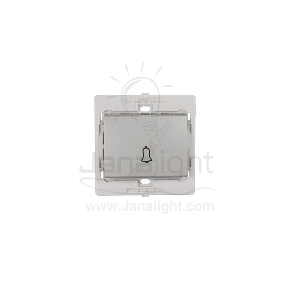 زر جرس برسمة 7x7 ساس ستانلس stainless doorbell switch 7*7 sas