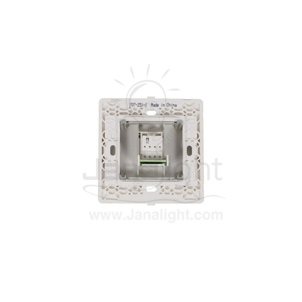 بريزة تليفون 4 طرف 7x7 ساس ستانلس stainless Phone Socket 4 tip 7*7 sas