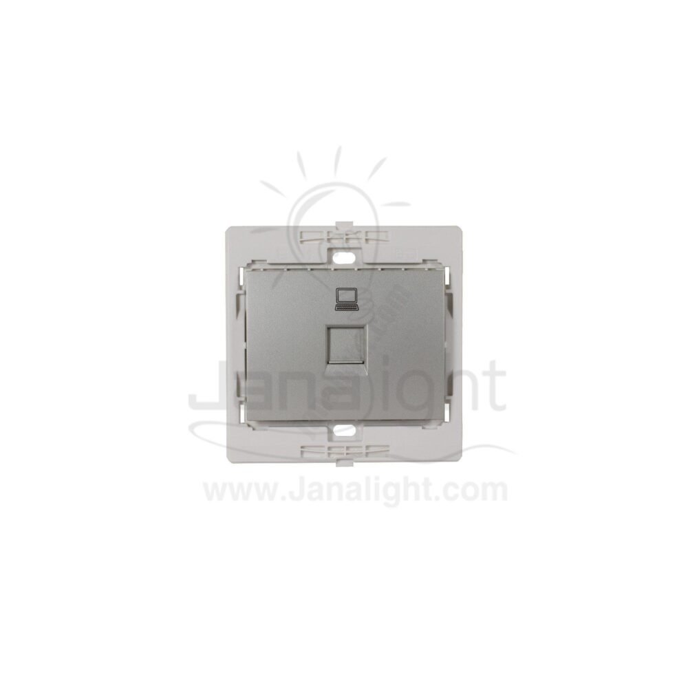 بريزة نت 7x7 CAT6 ساس ستانلس stainless CAT6 socket 7*7 sas