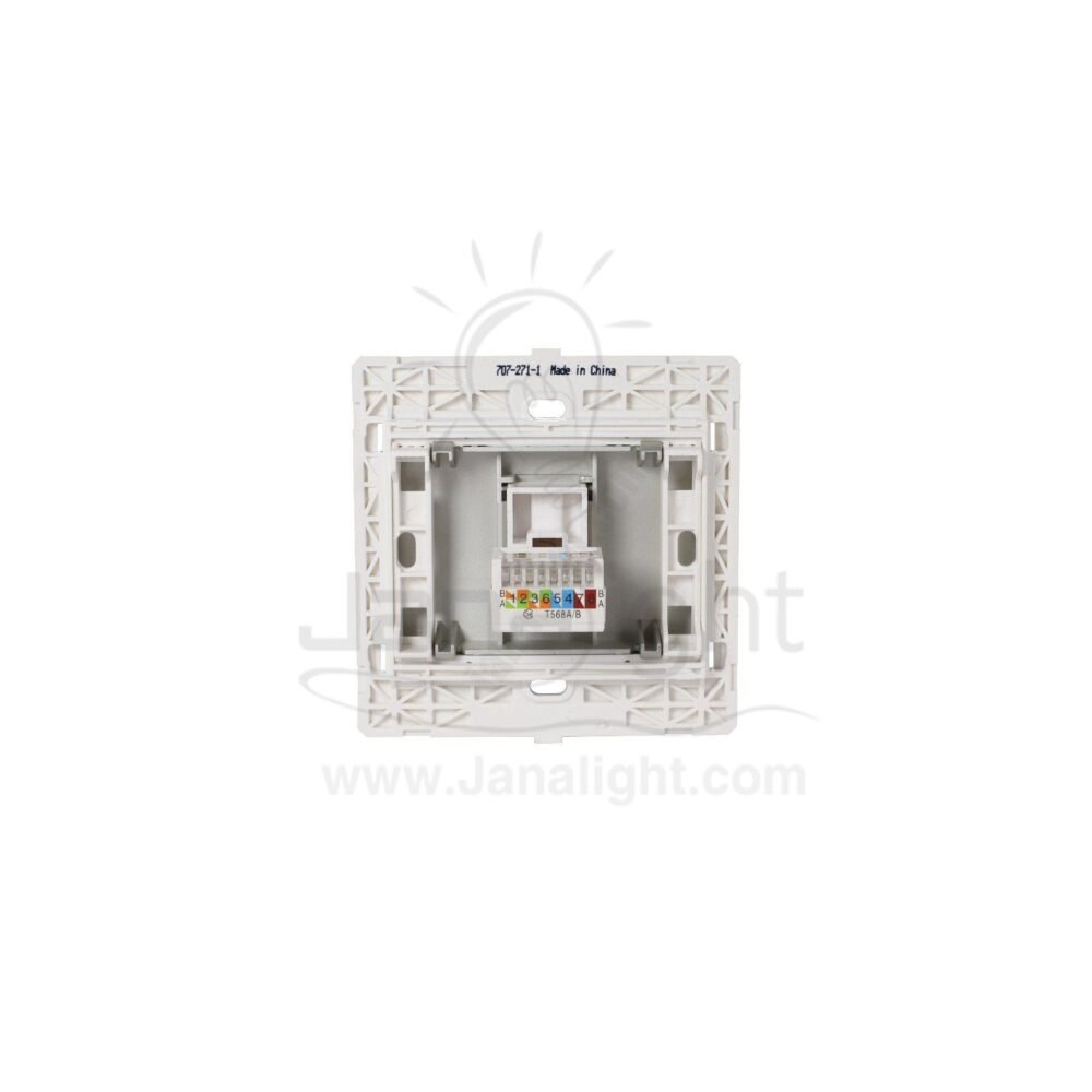 بريزة نت 7x7 CAT6 ساس ستانلس stainless CAT6 socket 7*7 sas