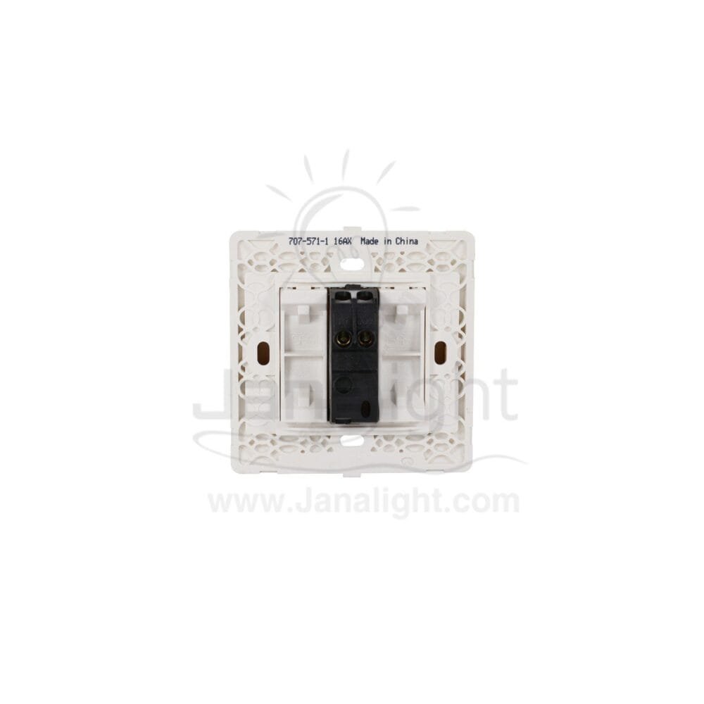 مفتاح مفرد 7x7 ساس ذهبي مط Matt gold Switch 7*7 sas
