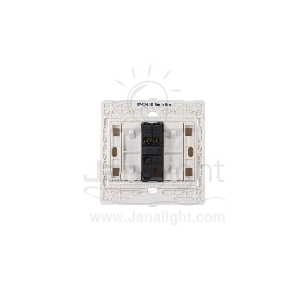 زر جرس برسمة 7x7 ساس ذهبي مط Double Matt gold doorbell switch 7*7 sas