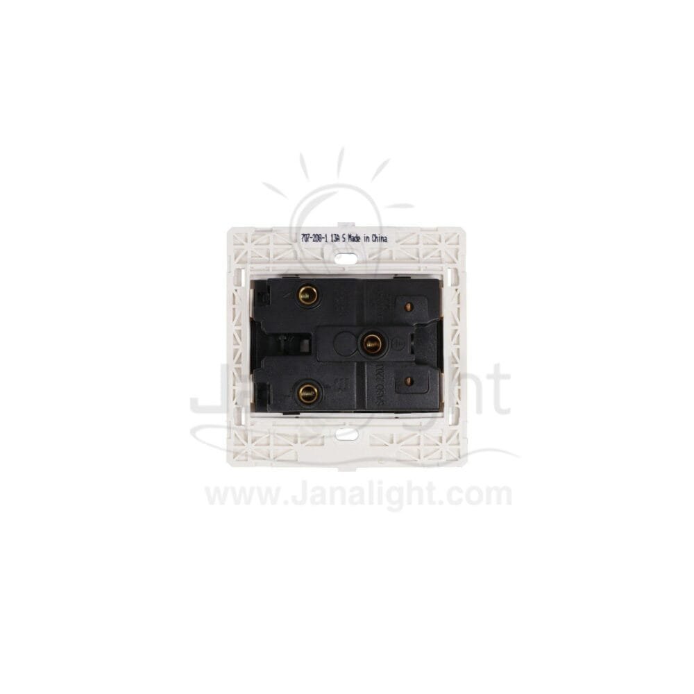 بريزة انكليزي بمفتاح 7x7 ساس ذهبي مط Matt gold Socket universal with switch 7*7 sas