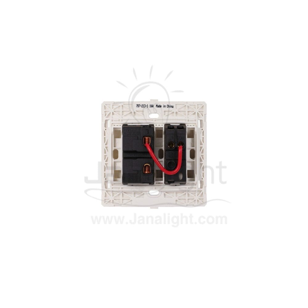 بريزة امريكي ومفتاح احادي 7x7 ساس ذهبي مط Matt gold Socket universal with switch 7*7 sas