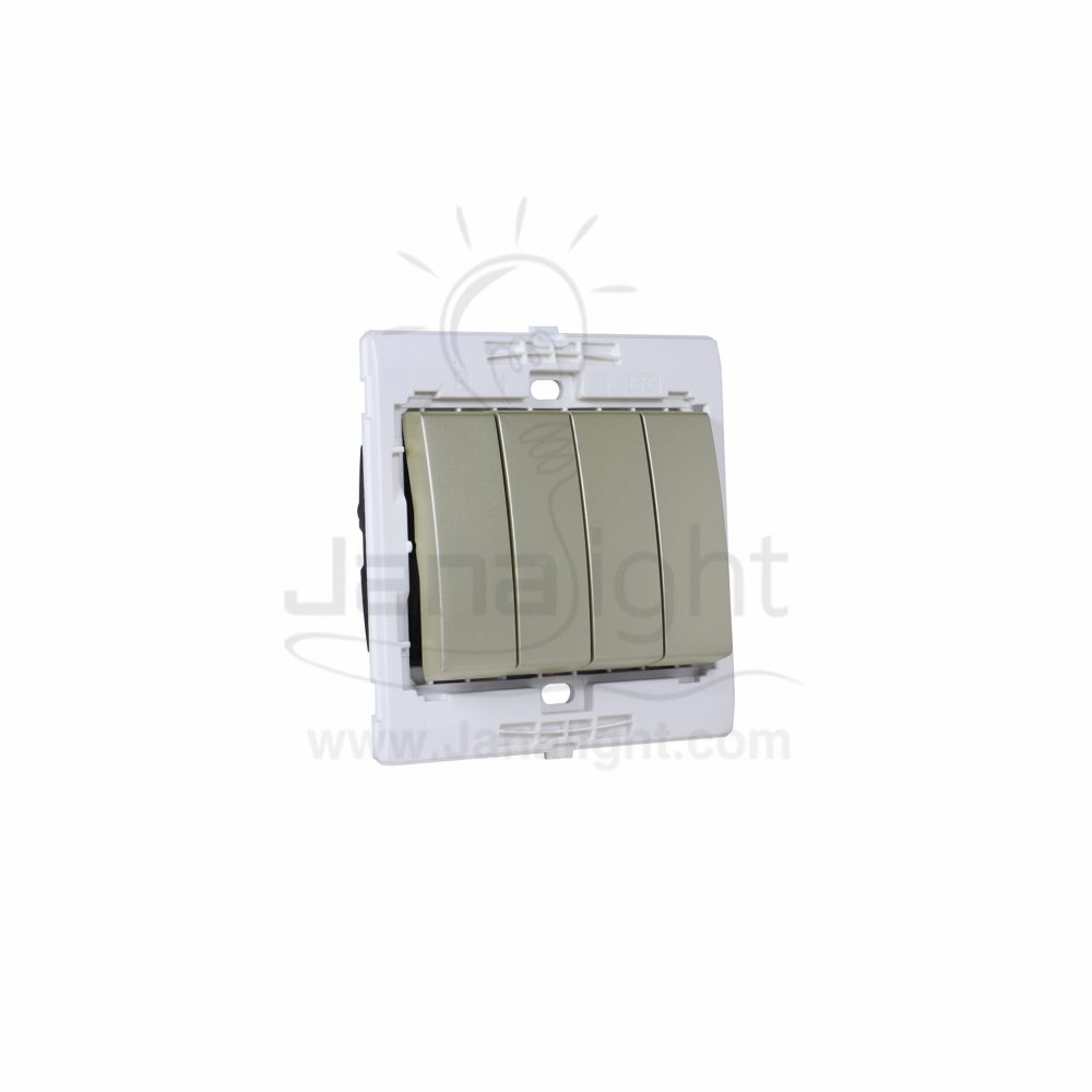مفتاح ديفياتير رباعي 7x7 ساس بلاتيني Quadruple Platini switch - 2-way 7*7 sas 14505008(1)