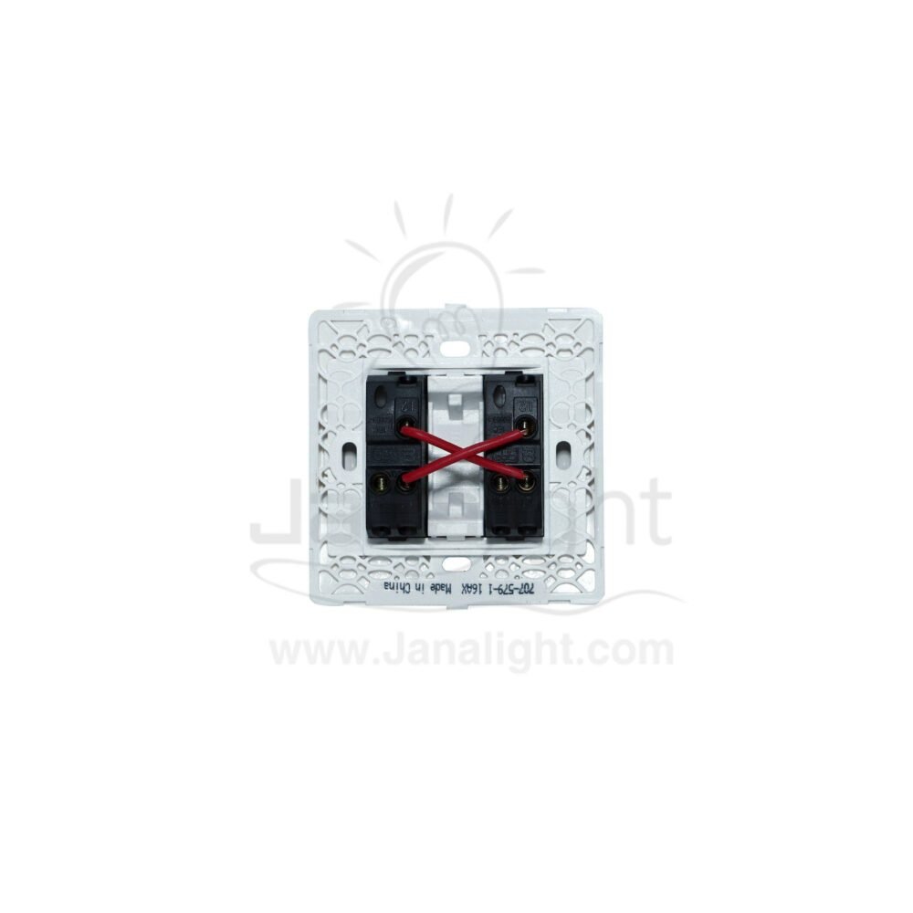مفتاح وسط سلم مفرد 7x7 ساس بني ميتالك Stairs brown metallic Switch 7*7 sas