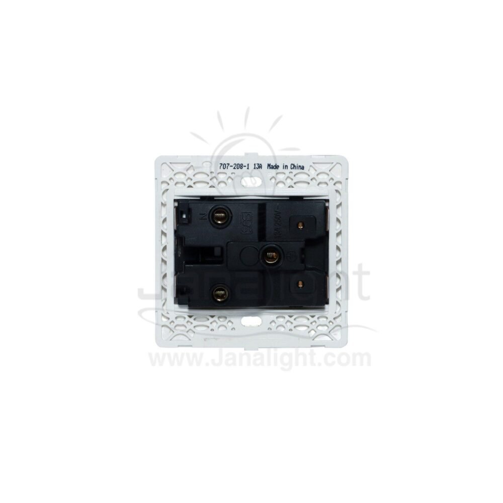 بريزة انكليزي 7x7 ساس بني ميتالك brown metallic Socket universal 7*7 sas