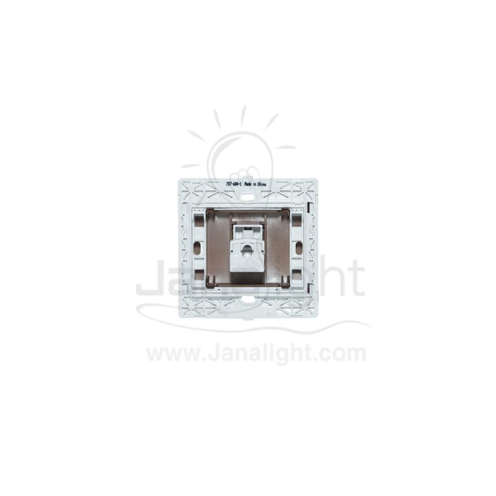 بريزة نت CAT6 7x7 ساس بني ميتالك brown metallic CAT6 socket 7*7 sas