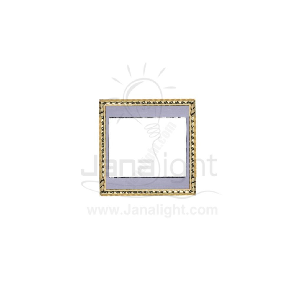 وش 7x7 معدن ساس فيمه وذهبي 3slot gold & fimet Metal chassis 7*7 sas E