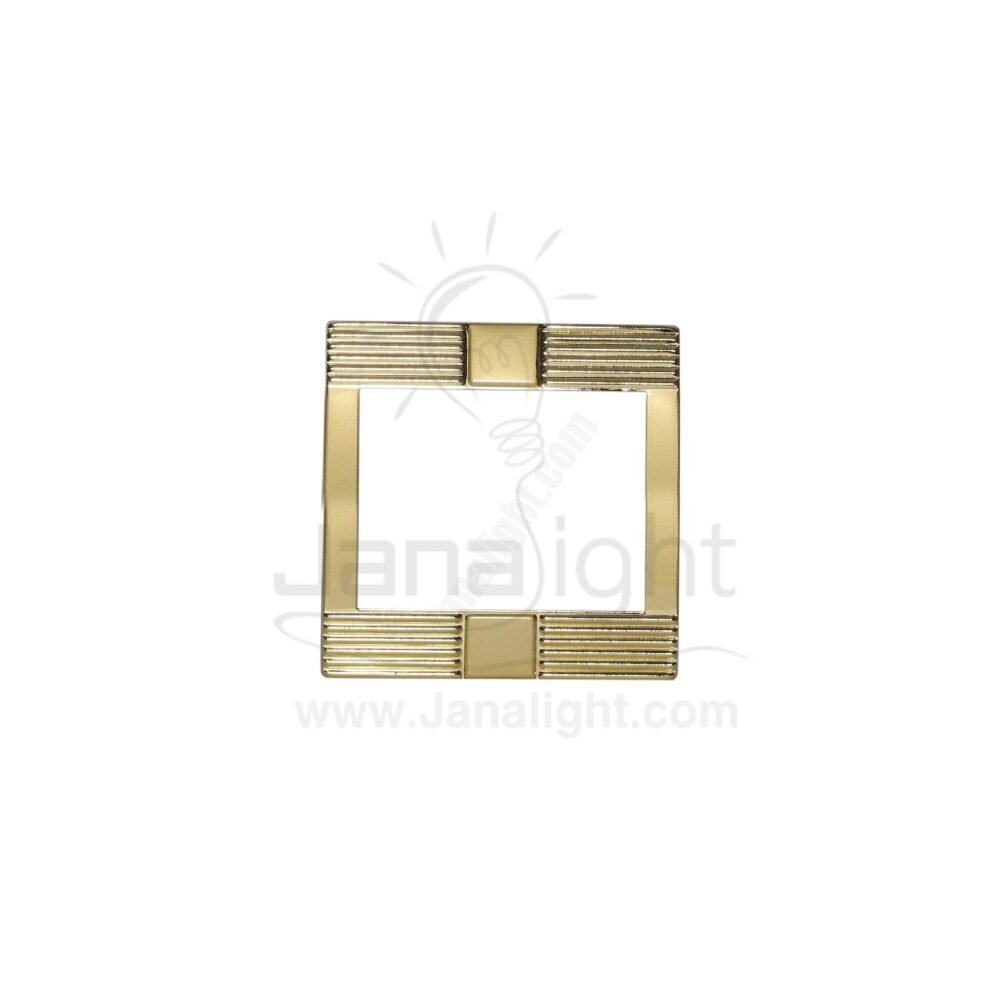 وش 7x7 معدن ساس ذهبي مط وذهبي 3slot gold Matt gold Metal chassis 7*7 sas D