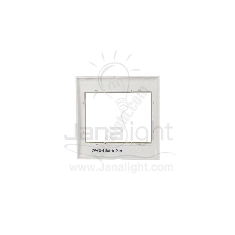 وش 7x7 ساس ابيض وفريم ذهبي white & gold chassis 7*7 sas E