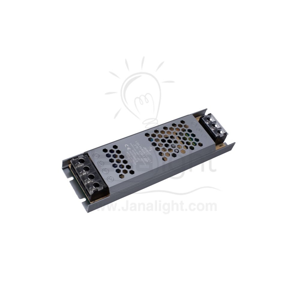 بور سبلاي 10 امبير سلم 120 وات جنى لايت 12v slim Power supply SLIM 10A-120W 147031(1)