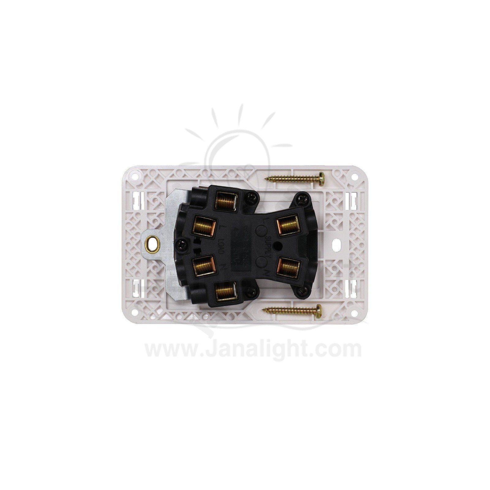 مفتاح تكييف ساس ايكو 45 امبير Sas Eco white air conditioner switch 45 amp