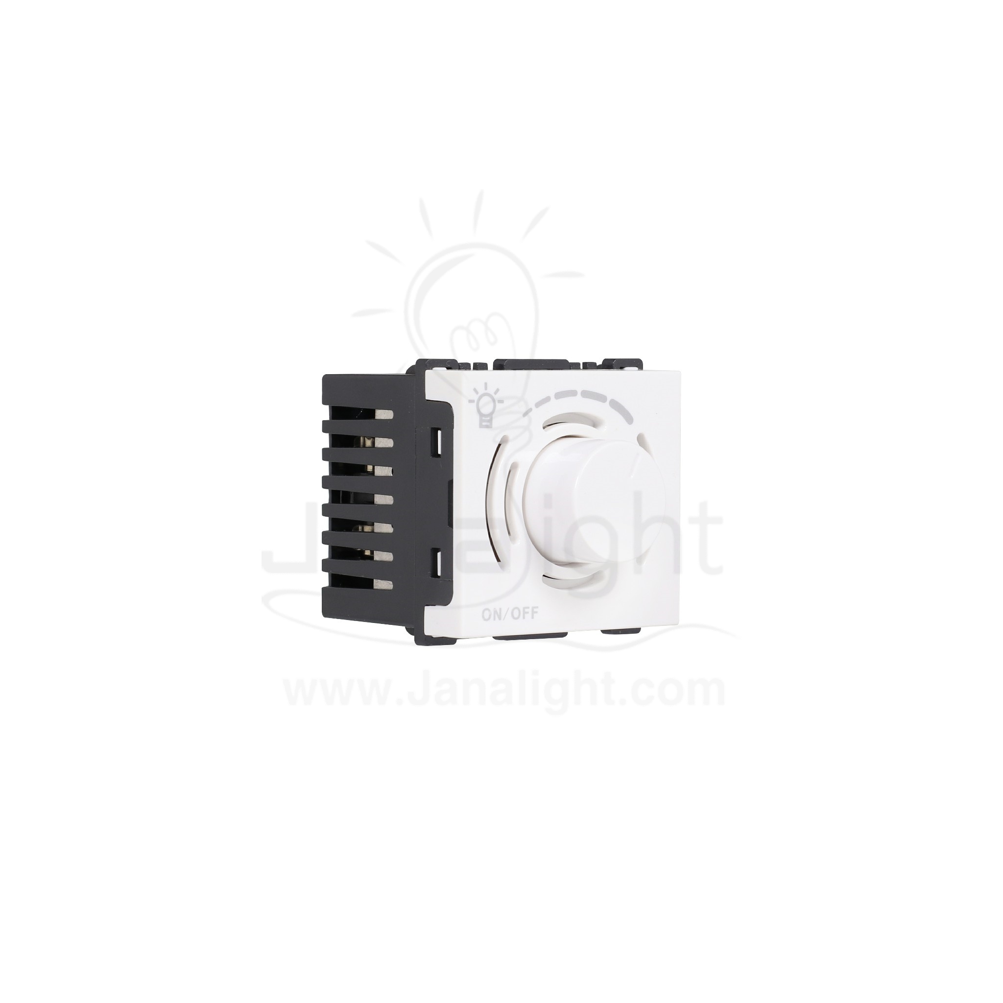 دايمر انارة 500 وات ساس ايكو Sas Eco white Socket Dimmers 500w For Lighting