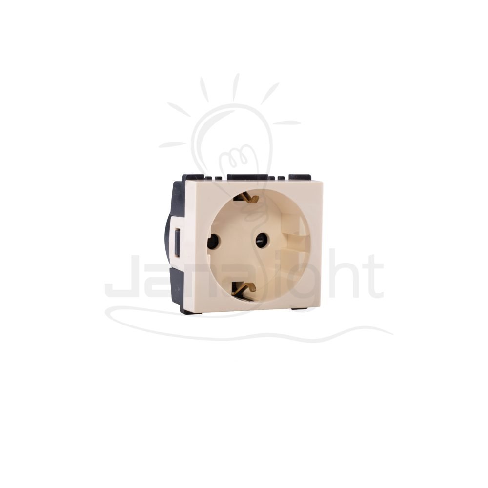 بريزة مجوفة بيج ساس ايكو 16 امبير beige german socket sas eco