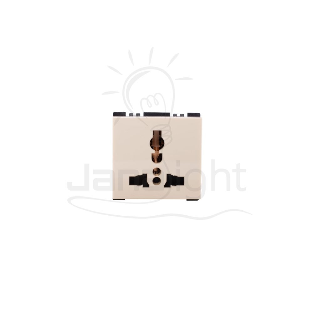 بريزة انكليزي متعددة بيج ساس ايكو beige UK Socket sas eco