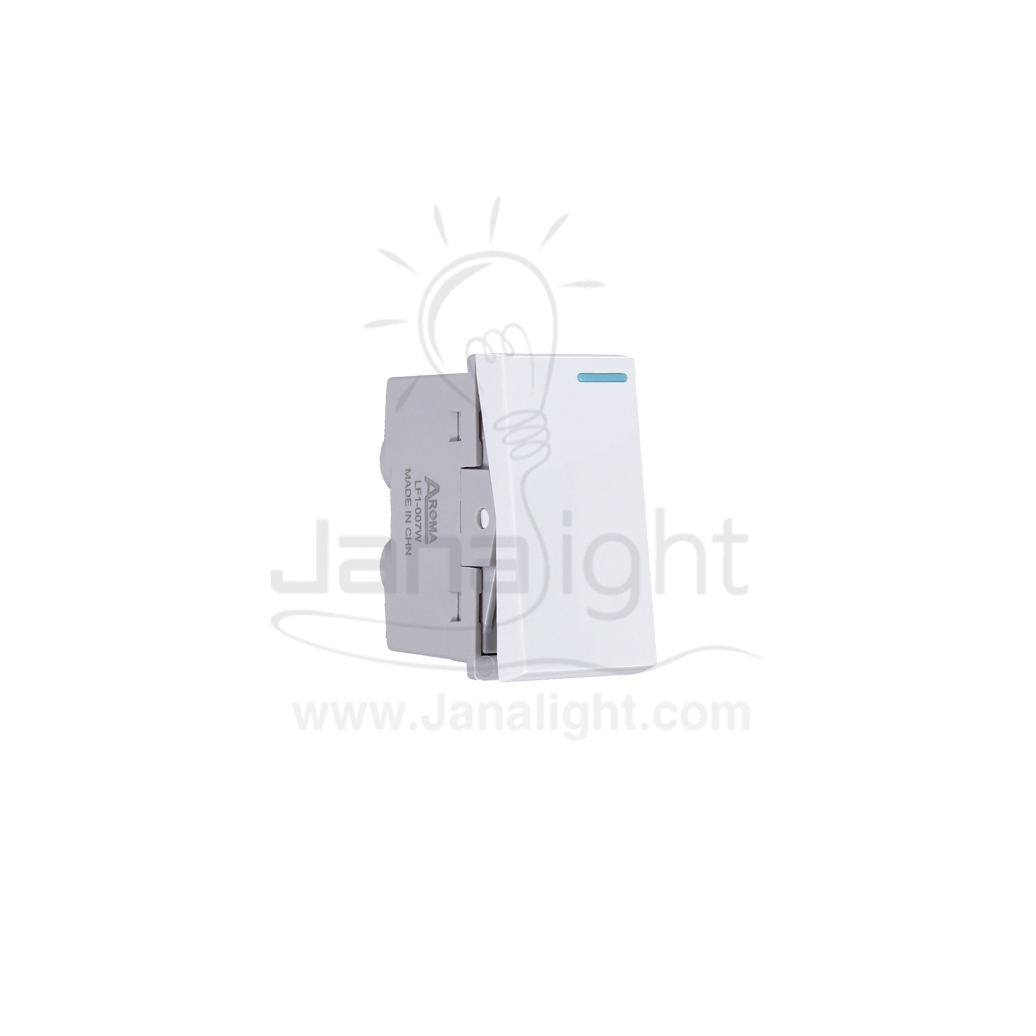 مفتاح ديفياتير ابيض AROMA two-way white switch AROMA 14901003(1)