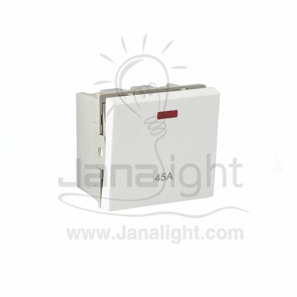 مفتاح تكييف 45 امبير ابيض AROMA White 45A Air Conditioning Switch AROMA
