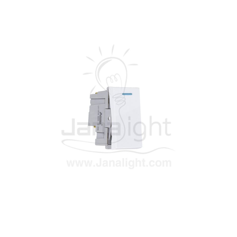 مفتاح ديجاتوري وسط سلم ابيض AROMA Stairs white Switch AROMA 14901028(1)