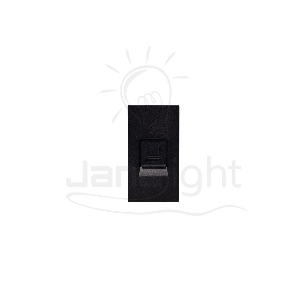 بريزة نت CAT6 اسود AROMA black Internet socket CAT6 AROMA