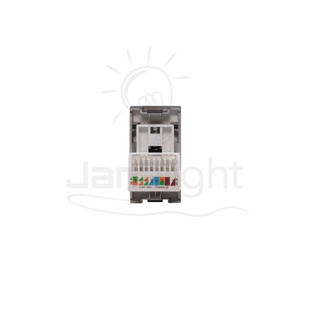بريزة نت CAT6 اسود AROMA black Internet socket CAT6 AROMA