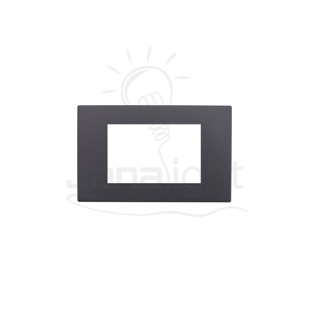وش فينيتو شمباني AROMA Champagne 3 gang screwless wall plate switch cover AROMA