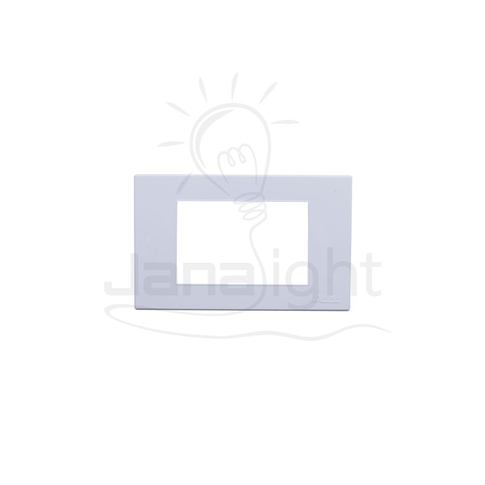 وش فينيتو ابيض AROMA white 3 gang screwless wall plate switch cover AROMA