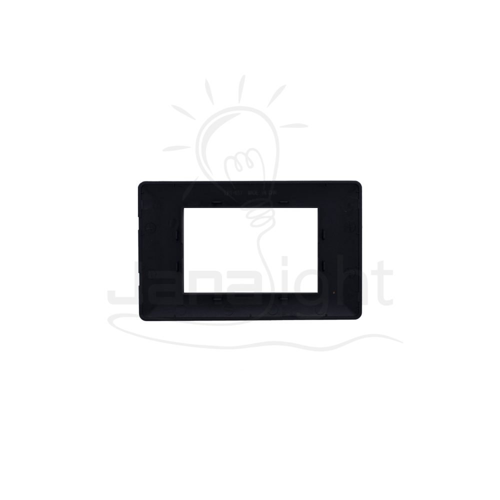 وش ليفانا اسود AROMA black 3 gang screwless wall plate switch cover AROMA