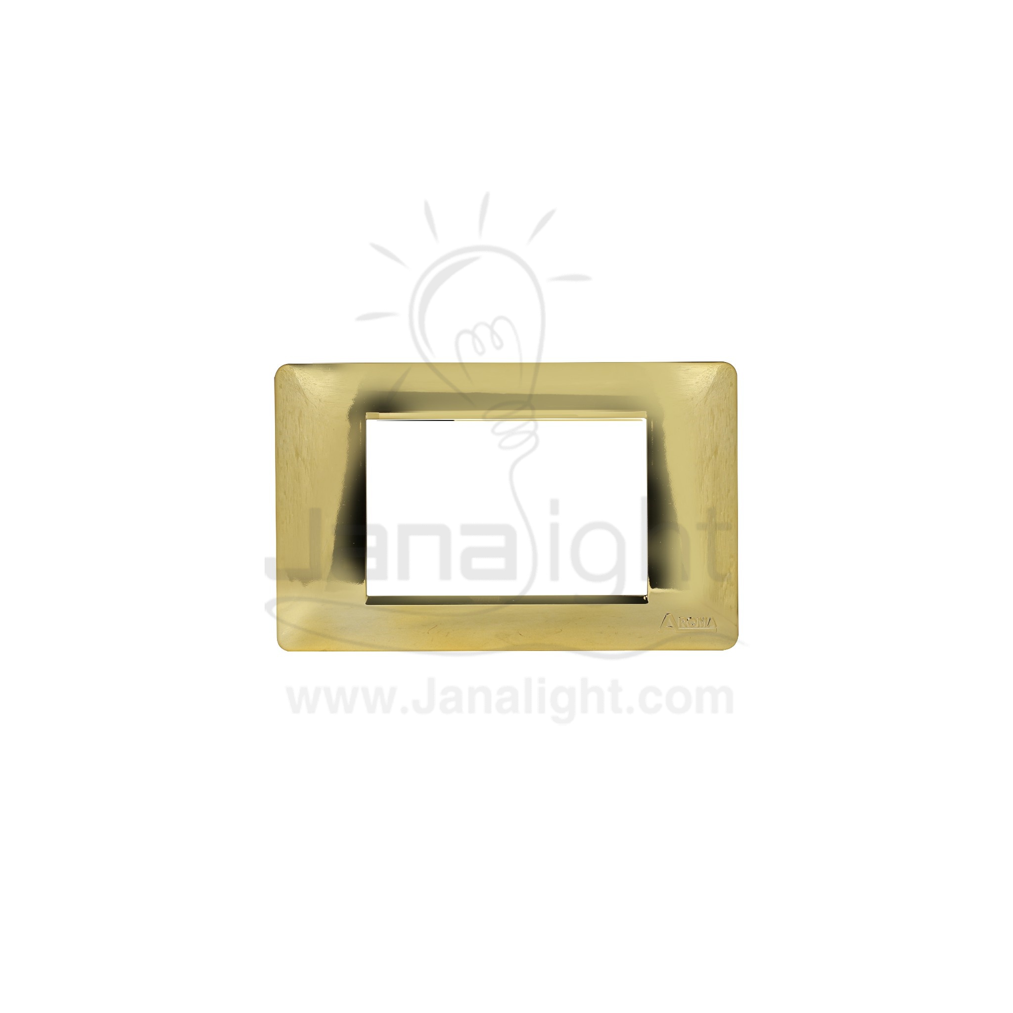 وش ليفانا ذهبي لميع AROMA Shiny golden Cover Plate AROMA 14909018(1)