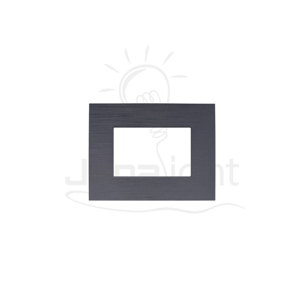 وش فيرونا رمادي AROMA gray 3 gang screwless wall plate switch cover AROMA