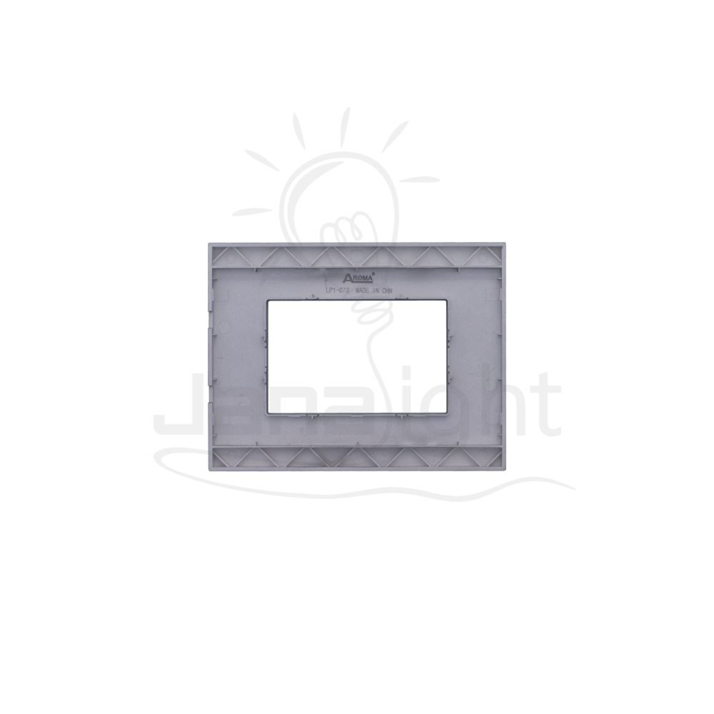 وش فيرونا رمادي AROMA gray 3 gang screwless wall plate switch cover AROMA