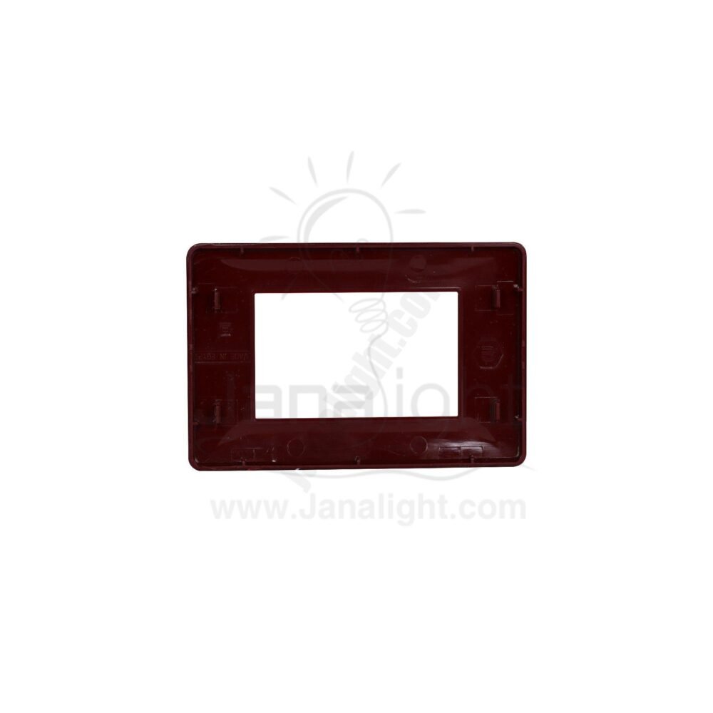 وش 3 فتحة نبيتي ساس ايكو همس dark red 3 module cover plate sas Eco