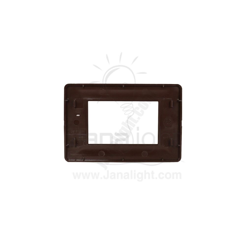 وش 3 فتحة خشبي بيج ساس ايكو همس Woody and beige 3 Module Cover Plate Sas Eco