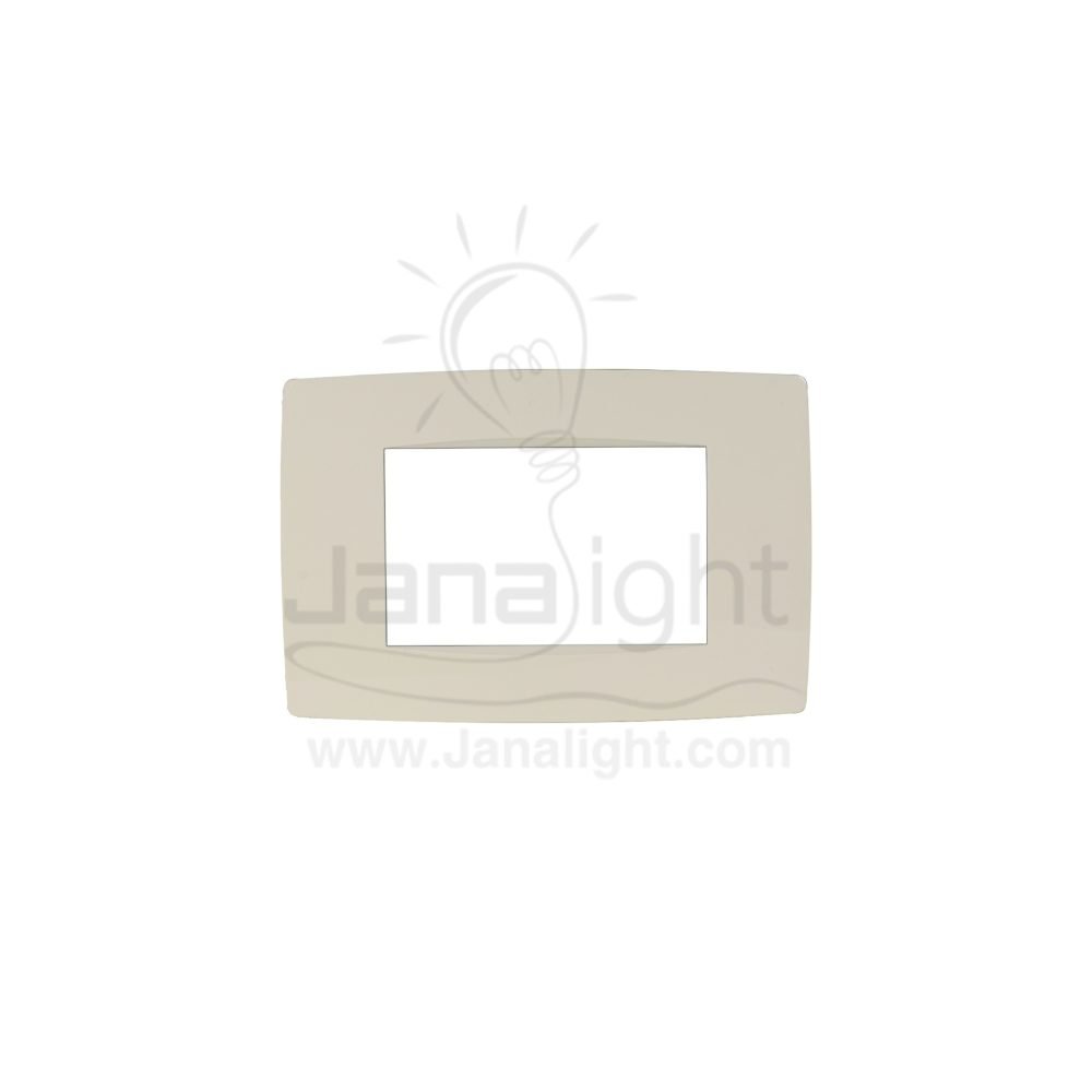 وش 3 فتحة بيج ساس ايكو شهد beige 3 Module Cover Plate Sas Eco 15102002(1)