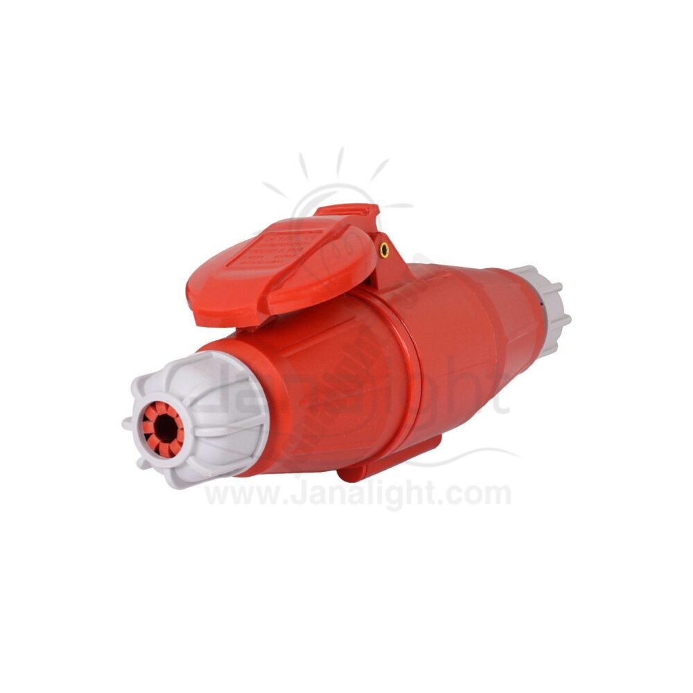 بريزة صاروخ 32 امبير 5 بول هوائي صيني Chinese Inbetween Installation 5P 32A Industrial Connector Plug