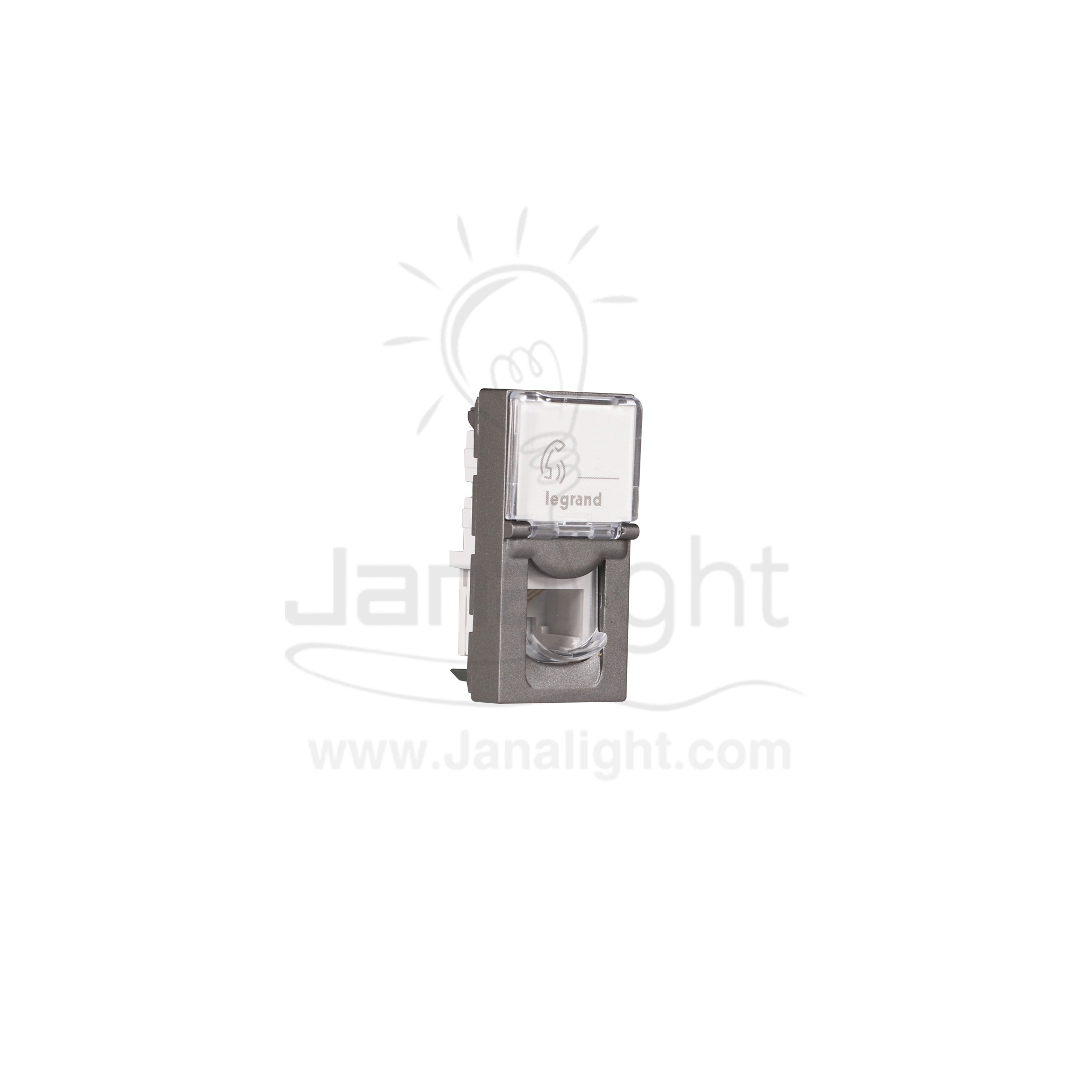 بريزة تليفون ليجراند مغنيزيوم Legrand Phone Socket - Split-Bolt Connectors magnesium 15502009(1)