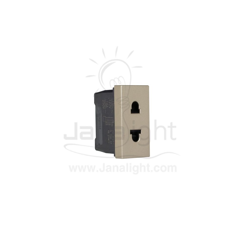 بريزة امريكي ليجراند شمباني Socket Arteor - Euro-US 16 A champagne 15508002(1)